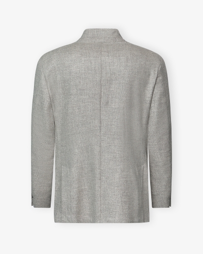 Corneliani - Stand collar jacket - Wool silk cotton - Beige