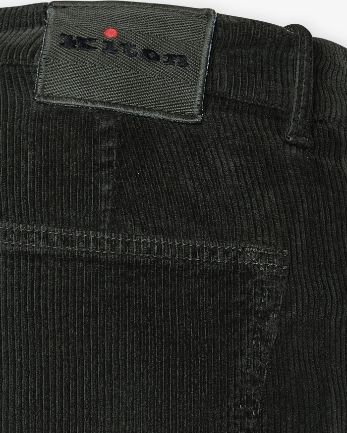 KITON Kiton - Corduroy trousers - Brown green