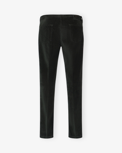Kiton - Corduroy trousers - Brown green