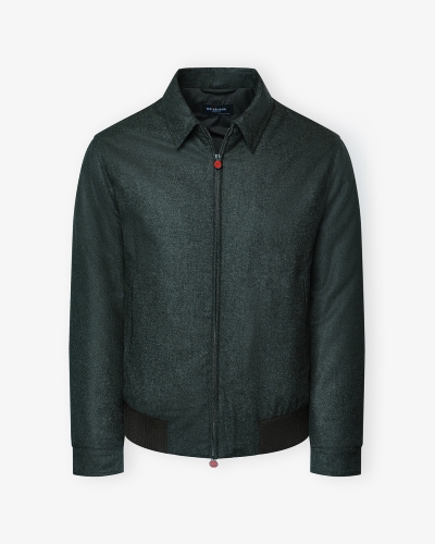 Kiton - Bomber jacket cashmere - Green