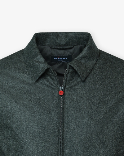 Kiton - Bomber jacket cashmere - Green