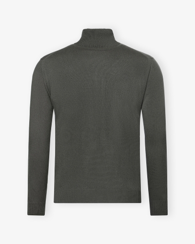 Kiton - Full zip cashmere - Green