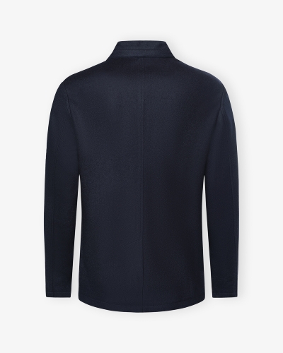 Maurizio Baldassari - Stand collar jacket cashmere - Navy