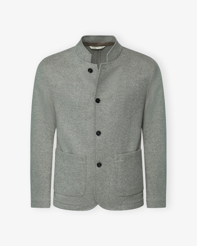 Maurizio Baldassari - Stand collar jacket - Beige