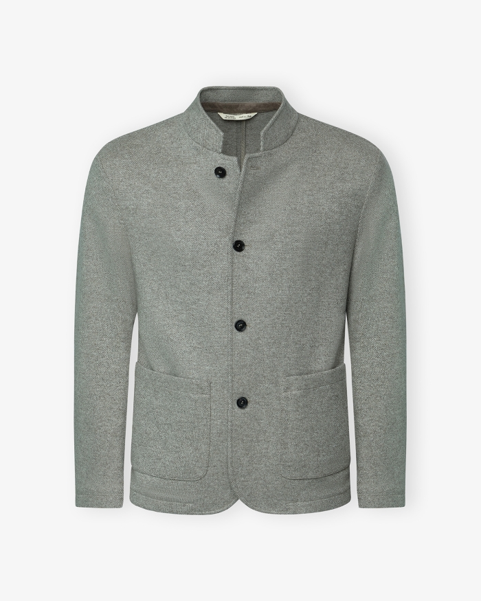 MAURIZIO BALDASSARI Maurizio Baldassari - Stand collar jacket - Beige
