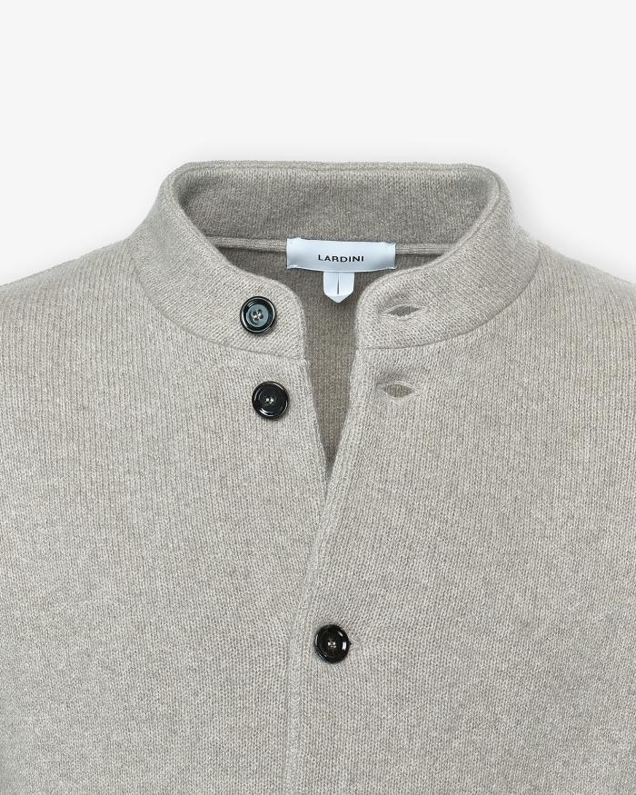 LARDINI Lardini - Knitted jacket cashmere - Beige