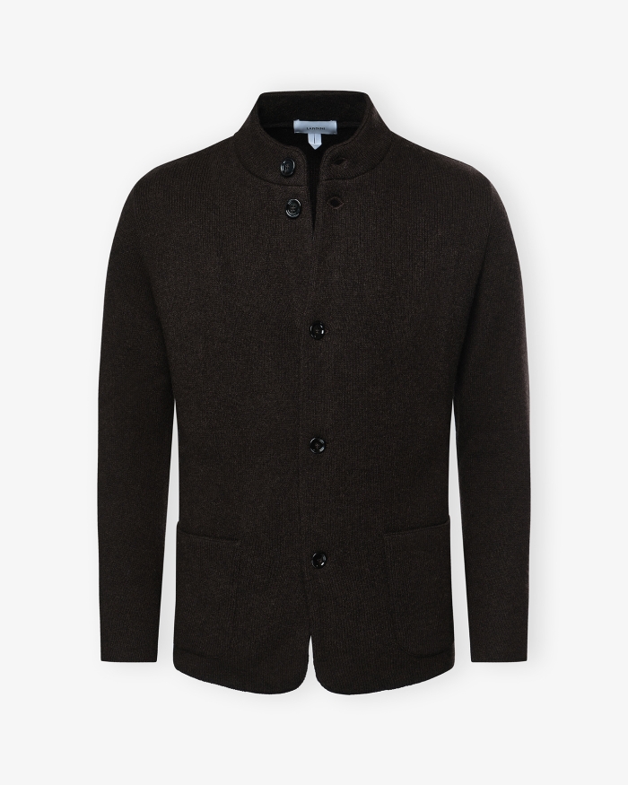 LARDINI Lardini - Knitted jacket cashmere - Brown