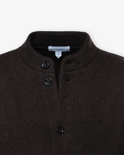 Lardini - Knitted jacket cashmere - Brown