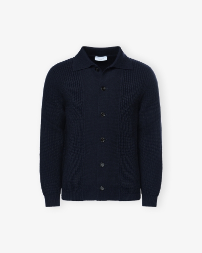 Lardini - Knitted sweater wool cashmere - Navy