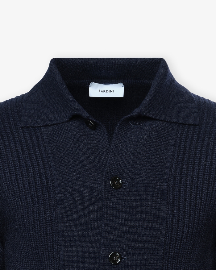 LARDINI Lardini - Knitted sweater wool cashmere - Navy