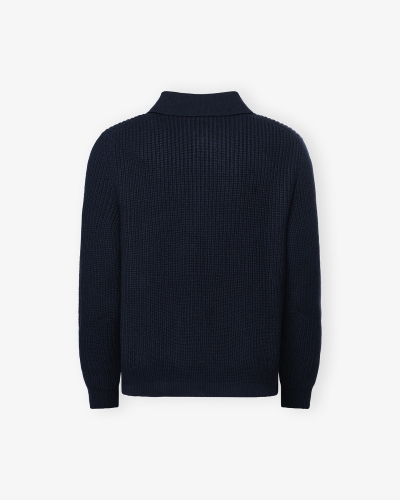 Lardini - Knitted sweater wool cashmere - Navy