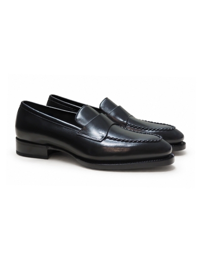 Santoni - Meraviglia Collection penny loafer - Black