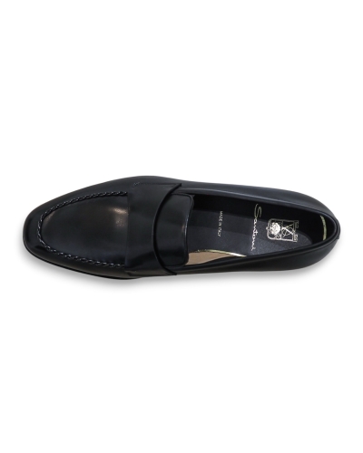 Santoni - Meraviglia Collection penny loafer - Black
