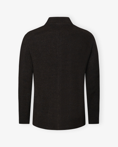 Corneliani - Outdoor stand collar jacket wool - Brown