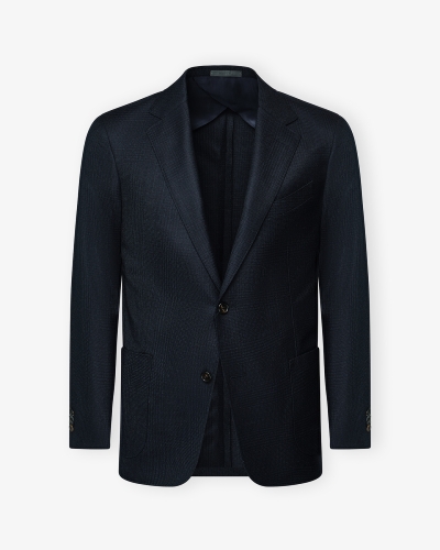 Corneliani - Check jacket virgin wool - Navy
