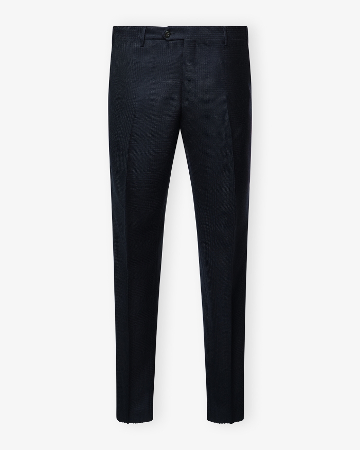 CORNELIANI Corneliani - Check trousers - Navy