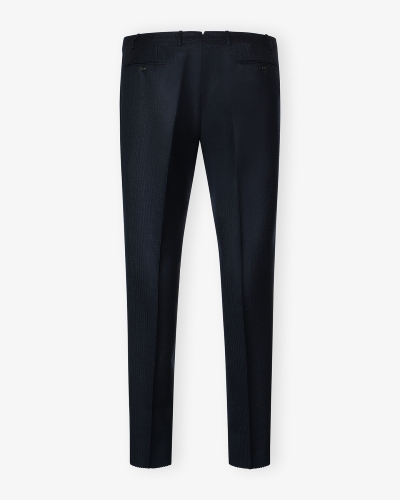 Corneliani - Check trousers - Navy