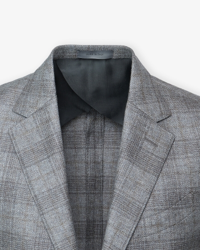 Corneliani - Sartorial check jacket virgin wool - Greige