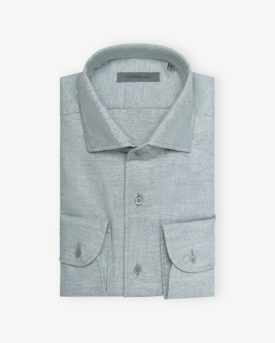 Corneliani - Shirt flannel - Grey