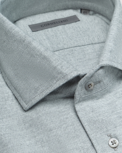 Corneliani - Shirt flannel - Grey