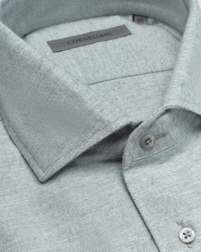 CORNELIANI Corneliani - Shirt flannel - Grey
