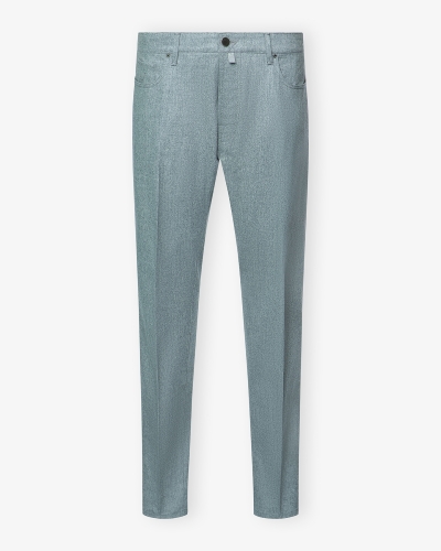 JC - Trousers Bard flannel - Light grey