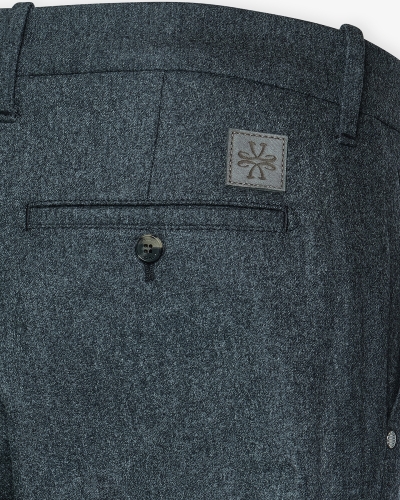 JC - Trousers Bard flannel - Dark grey
