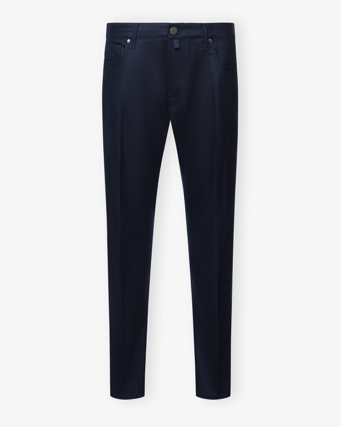 JACOB COHËN JC - Trousers Bard flannel - Navy