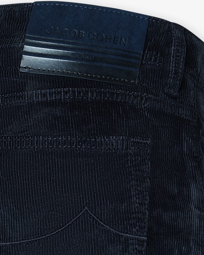 JACOB COHËN JC - Trousers Bard - Corduroy - Navy