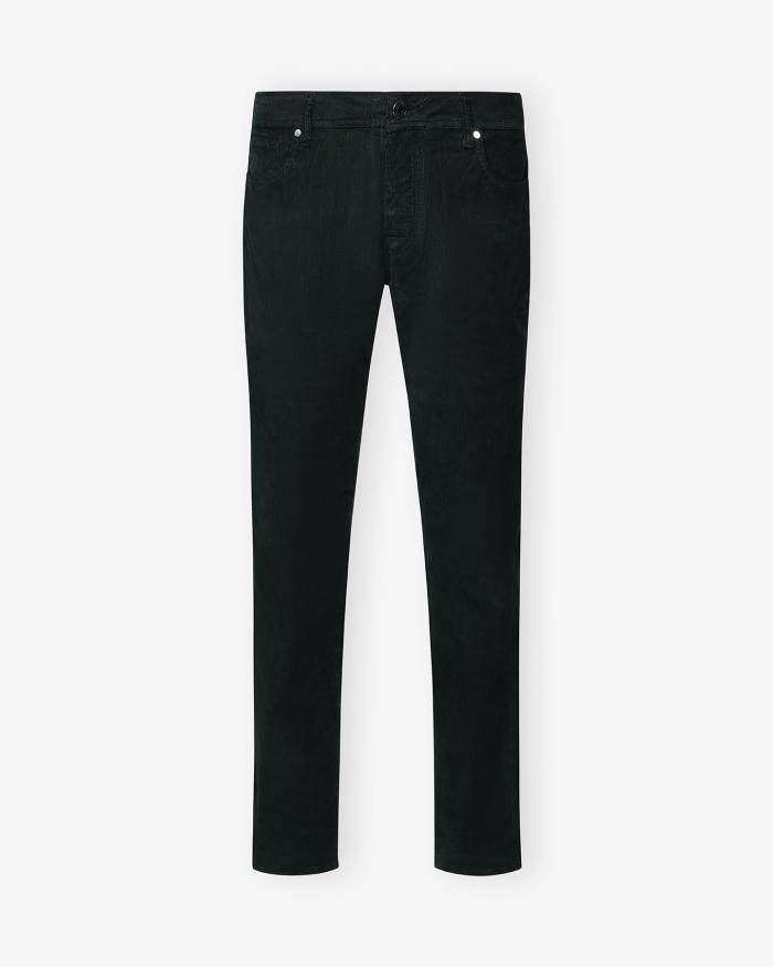 JACOB COHËN JC - Trousers Bard - Corduroy - Green