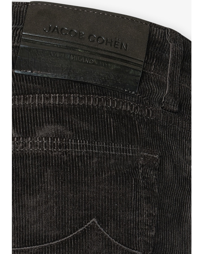 JACOB COHËN JC - Trousers Bard - Corduroy - Brown