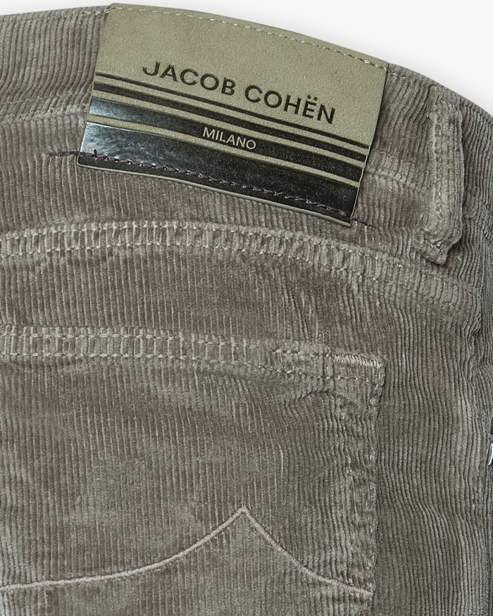 JACOB COHËN JC - Trousers Bard - Corduroy - Greige