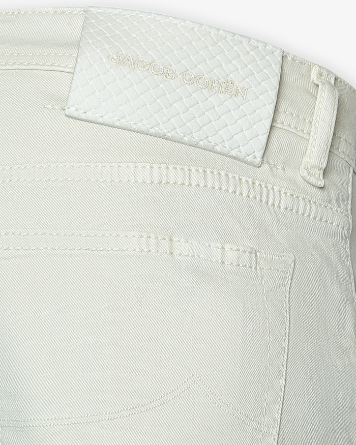 JACOB COHËN JC - Trousers Bard - Cotton cream white