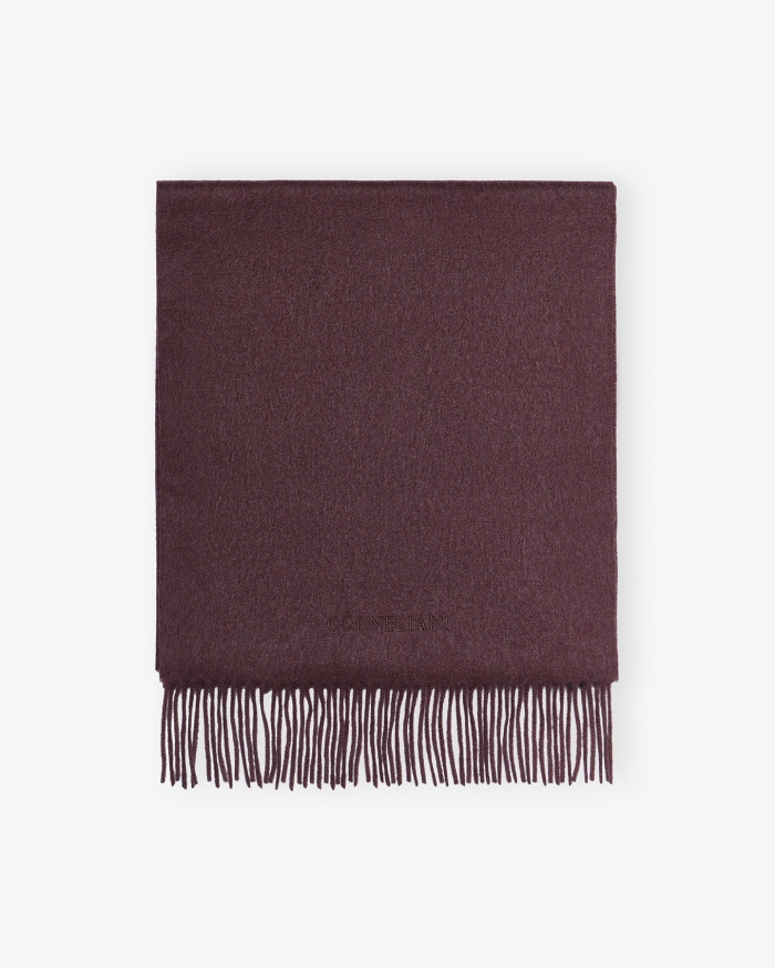 CORNELIANI Corneliani - Scarf cashmere - Bordeaux