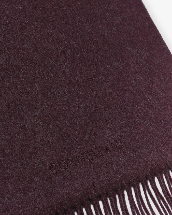 CORNELIANI Corneliani - Scarf cashmere - Bordeaux