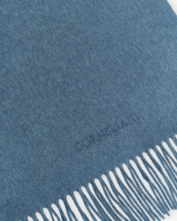 CORNELIANI Corneliani - Scarf cashmere - Light blue