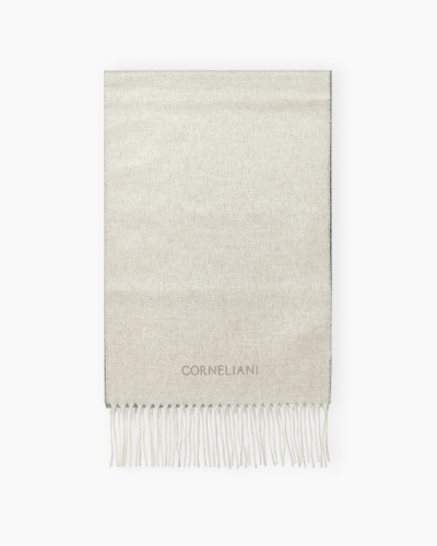 Corneliani - Scarf cashmere silk - Beige Grey