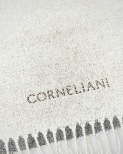 Corneliani - Scarf cashmere silk - Beige Grey