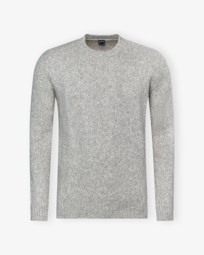 Fedeli - Round neck baby yak - Greige