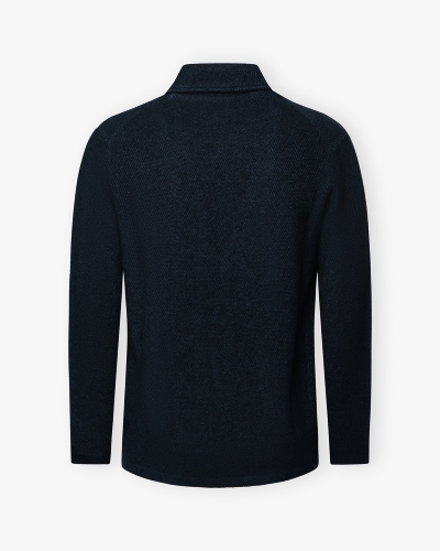 Fedeli - Knitted jacket wool cashmere - Navy