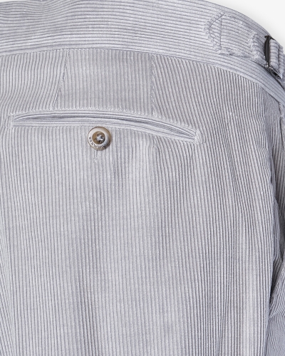 Berwich x Zegna - Trousers corduroy cotton cashmere - Grey
