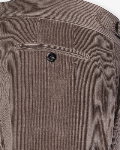 Berwich x Zegna - Trousers corduroy cotton cashmere - Greige
