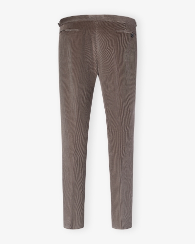 Berwich x Zegna - Trousers corduroy cotton cashmere - Greige