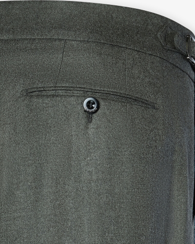 Berwich - Morrello chic - Trousers flannel - Green