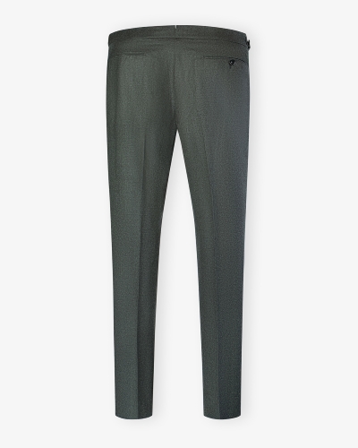 Berwich - Morrello chic - Trousers flannel - Green