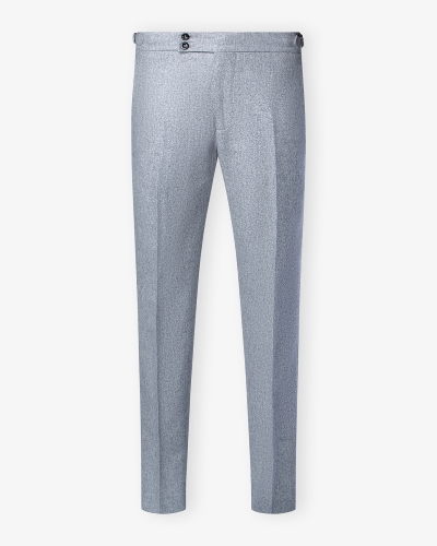 Berwich - Morrello chic - Trousers flannel - Light grey