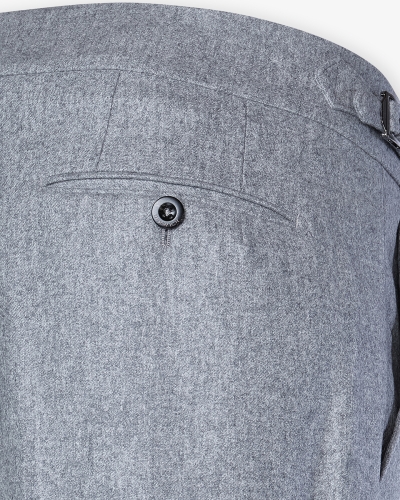 Berwich - Morrello chic - Trousers flannel - Light grey