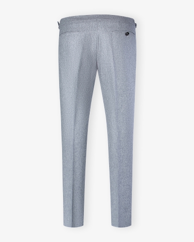 Berwich - Morrello chic - Trousers flannel - Light grey