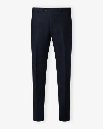 Berwich - Regular fit trousers flannel - Navy