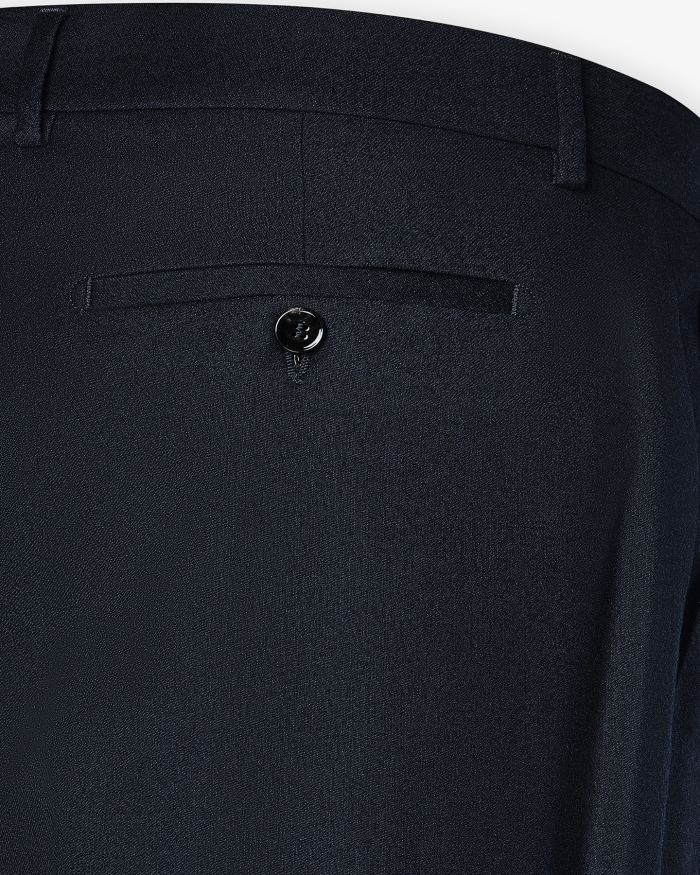 BERWICH Berwich - Regular fit trousers flannel - Navy